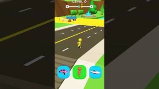 Shape Shifting Race Challenge | Perfect Transform Run #shorts