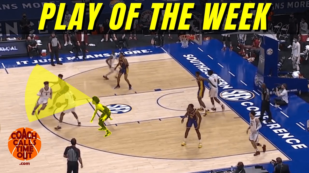 Get An Open Shot With This Baseline Play vs Man Defense