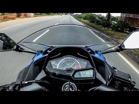 19 Ninja 300 0 100 0 Acceleration Braking Test Youtube
