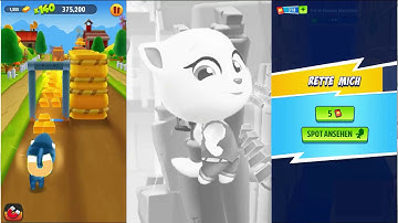 Talking Tom Hero Dash vs Gold Run #33 Android iOS gameplay