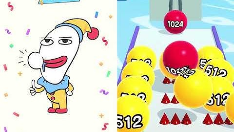 Help Monster 3 Tricky Puzzle Vs BallRun 2048 🐝🐽🙈🏀 Max All Levels Android iOS Gameplay Ep 193