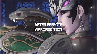 After Effects — Mirrored Text screenshot 2