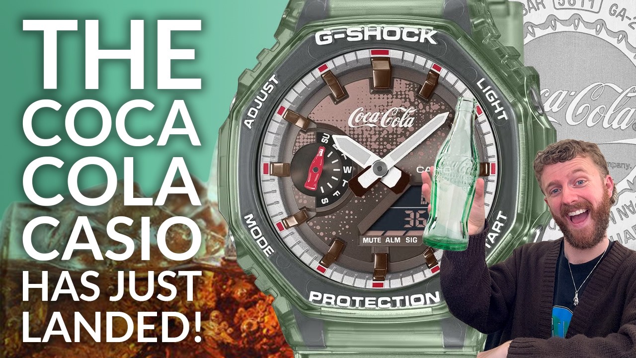 THE COCA COLA G-SHOCK GA-2100CC-3A - IT'S HERE! - YouTube