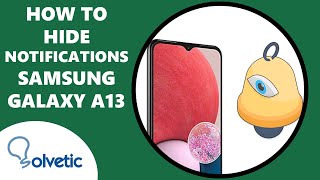 How to Hide Notification Panel on Lock Screen Samsung Galaxy A13 🔔❌