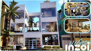 inZOI 🩵 Modern Beachfront Apartment | Bliss Bay  #inzoi  #inzoigameplay