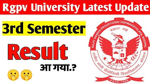 Rgpv BTech/BPharm 3Rd sem result aa gya .?