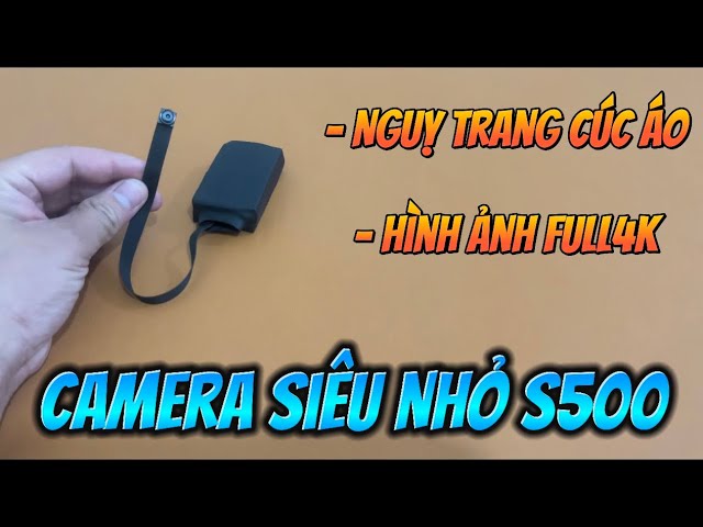 " CAMERA GIÁ RẺ " Camera S500 Siêu Nhỏ Không Dây Full4K Kết Nối Điện Thoại Xem Trực Tiếp Từ Xa