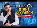 Before Starting Your Research 😳 | Don’t Make This Mistake! #research #researchtips #viral #biology