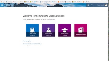Adding the Class Notebook Add in for OneNote