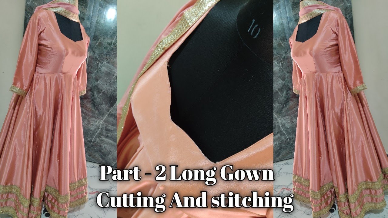 Party wear gown cutting and stitching organza frock cutting Meesho haul  dress birthday gown dresses from long frok cuting and stiching in hindi  video free downlod Watch Video - HiFiMov.co