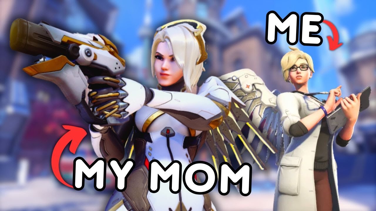 i taught my MOM how to play OVERWATCH.. - YouTube
