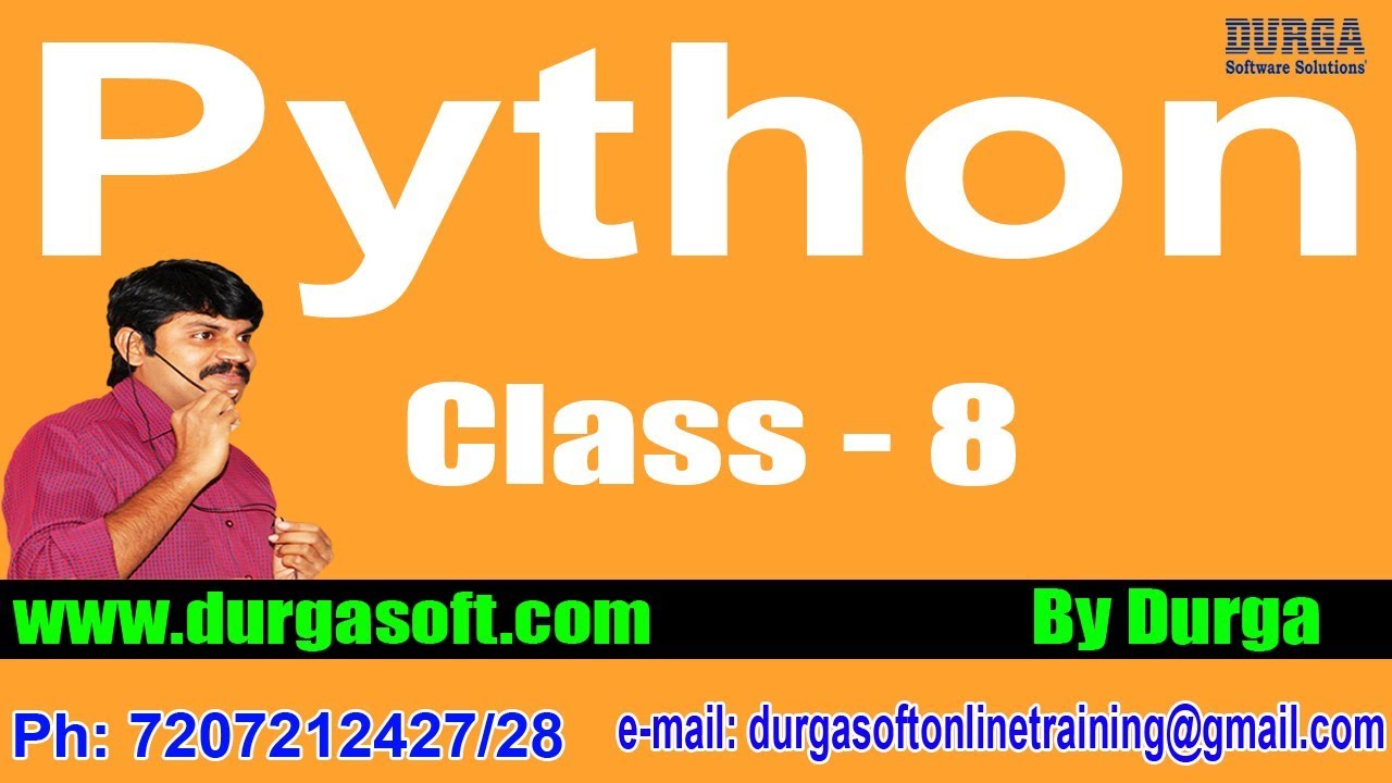 Learn Python Programming Tutorial Online Training by Durga Sir On 11-04 ...