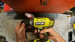 How to unlock a stuck drill Chuck (Ryobi)