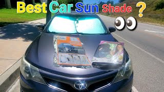 Easiest , Quickest Car Sun Shade ever ? For Windshield And Side windows