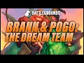 Pogo and Brann Are The Dream Team | Dogdog Hearthstone Battlegrounds