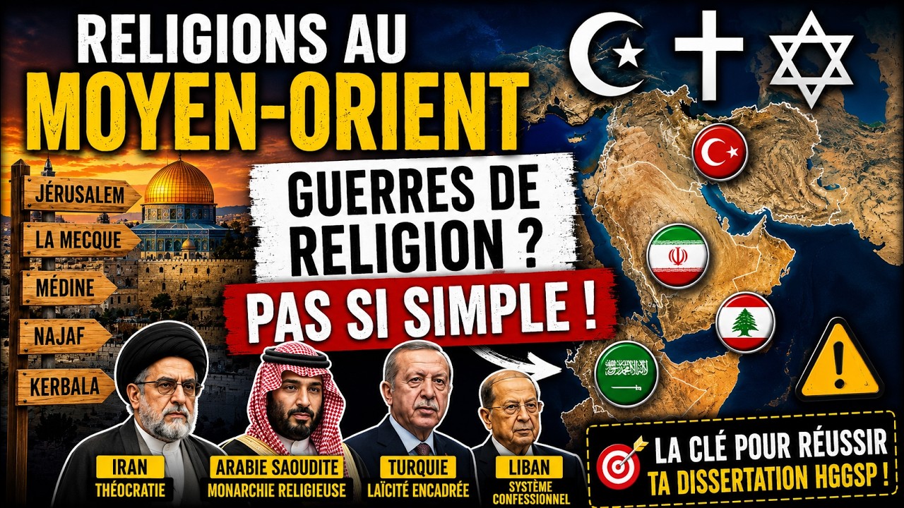Vidéo Religions au Moyen-Orient : États, lieux saints et tensions