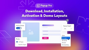 Popup Pro Download, Installation, Activation & Demo Layouts