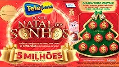 6° sorteio e RESULTADO FINAL DA TELE SENA DE NATAL 2024 (29/12/2024) - O seu Natal dos sonhos