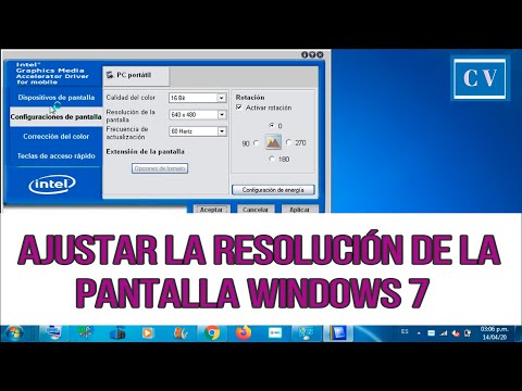 Vídeo: Com Es Canvia La Resolució De La Pantalla Al Windows 7