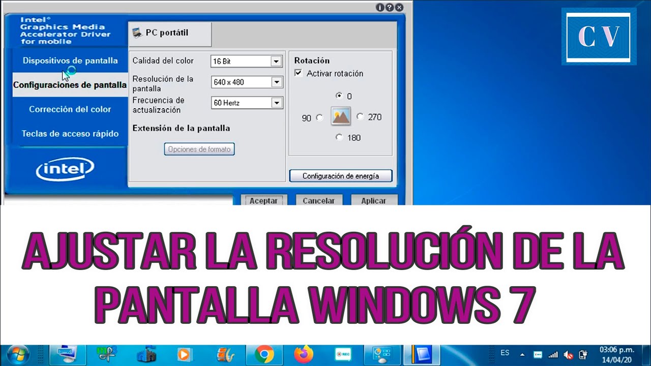 Ajustar la resolución de la pantalla windows 7 YouTube Ajustar la resolución de la pantalla windows 7 YouTube