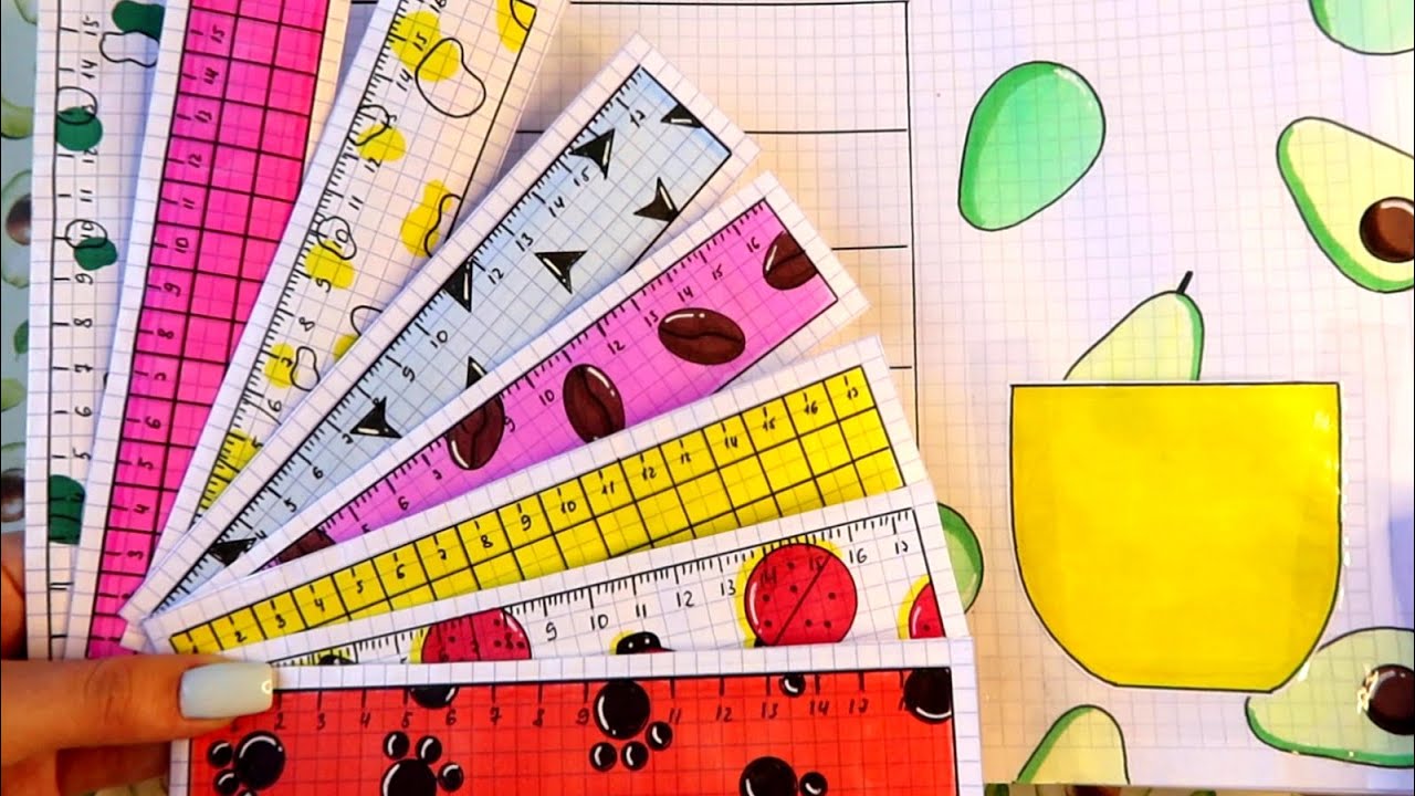 Paper Doll Ruler RULERS 💸 Paper DİY 💸 통치자 Asmr - YouTube