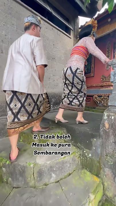 3 hal yang tak boleh di bali