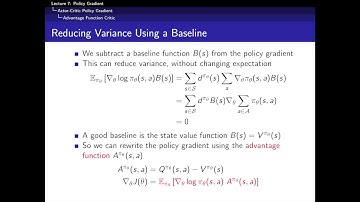 RL Course by David Silver   Lecture 7  Policy Gradient Methodspart3