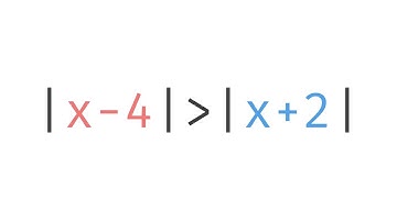 Two Ways to Solve an Absolute Inequality with Two Absolute Values | Glass of Numbers