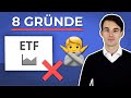 8 Gründe NICHT in ETF zu investieren | Finanzfluss