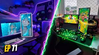 Setup dos inscritos EP71 - SETUP de um fã do Neymar vs SETUP de otaku!