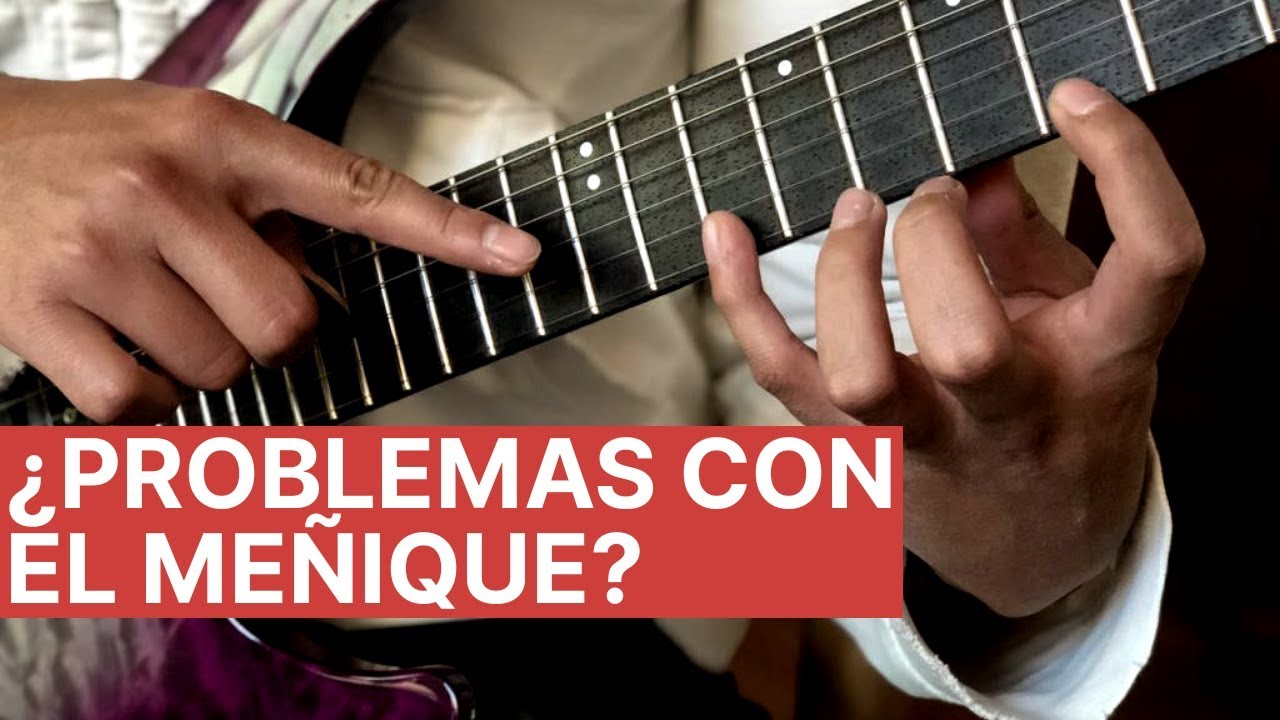 EJERCICIO para trabajar el MEÑIQUE en guitarra la GUITARRA ELÉCTRICA | Tutorial