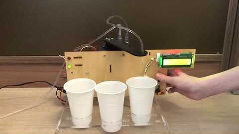 Вендинговый аппарат на Arduino (розлив воды)