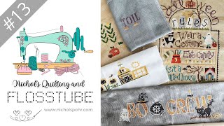 FLOSSTUBE 13 | Let's Stitch Fall & Halloween