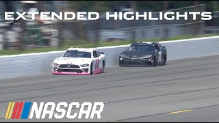 Intense last lap battle and treacherous wrecks at Pocono | NASCAR Xfinity Series Extended Highlights