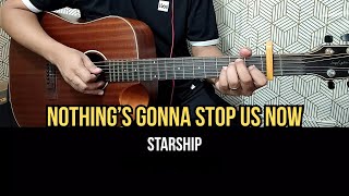Nothings Gonna Stop Us Now  Starship  Guitar Tutorial