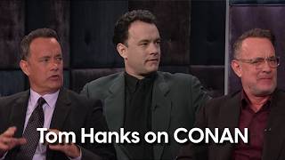 Tom Hanks on CONAN - Full Compilation