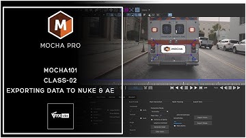 MOCHA101 | CLASS - 02 | EXPORTING TRACKING DATA TO NUKE AND AFTER EFFECTS | VFX VIBE