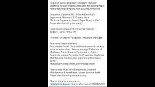 new vacancy 2026। #jobs #job mechanical engineering #automobile #education #civil