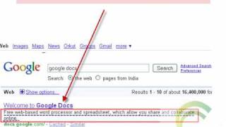 Tutorial on Google Docs (Produced by Catalyst-Concepts)