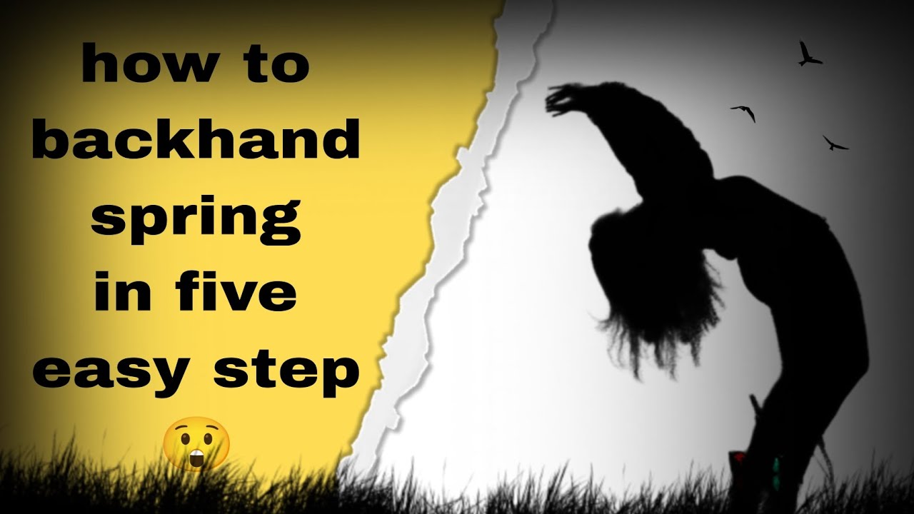 How to backhand spring in five easy step/सबसे आसान तरीका 😲 @AmanTricker ...