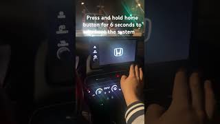 2026 Honda Hrv, no audio, no radio, no car play audio, how to reboot the radio