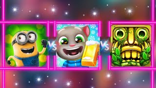 😱TALKING TOM GOLD RUN vs MINION RUSH vs TEMPLE RUN 2 ! screenshot 5