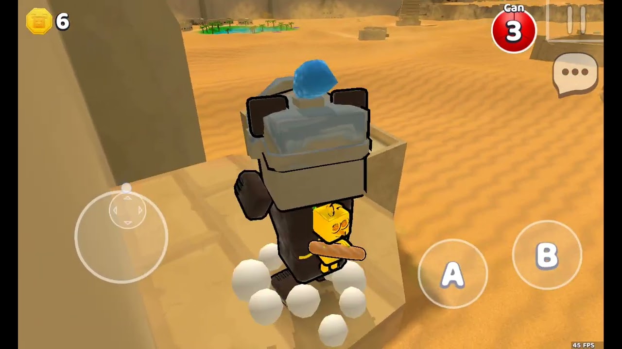 Super bear advanture çöldeki çıkartmalar