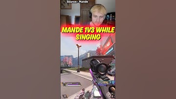 Mande 1v3 zingend | Apex Legends #apexlegends #shorts