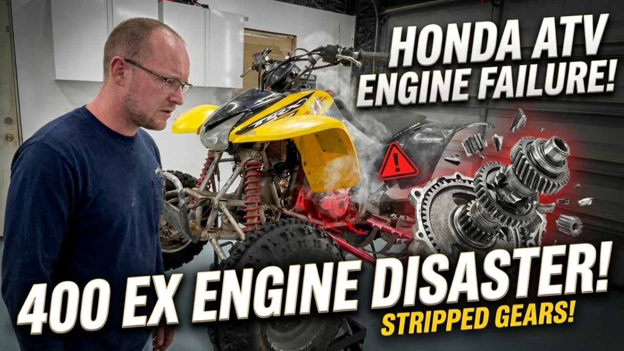 This 400ex Sport Quad was supposed to be reliable! ITS BLOWN UP 