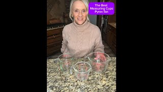 Pyrex Essentials (3-Pack) Glass Measuring Cups Set, (1, 2 & 4 Cup) Measuring Cups For Prepping, Baki