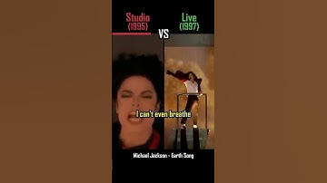 Thumbnail of STUDIO vs LIVE: Michael Jackson - Earth Song - #shorts #versus #music