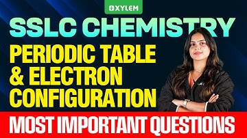 SSLC  Chemistry | Periodic Table & Electron Configuration | Most Important Questions | Xylem SSLC