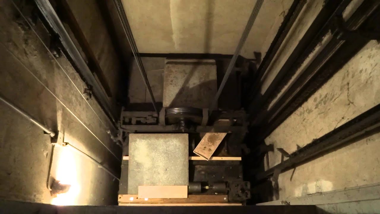 Very old  EMCH freight elevator