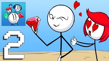 Stickmin Series: Thief Diamond - All Choices, Fails & Wins Chapter 2 Gameplay Walkthrough Android